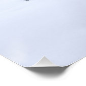 "Letzter Schneefall" Poster (Ecke)