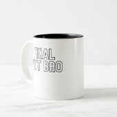 Letzter Schnitt Bro Editor Editing Geschenk Zweifarbige Tasse (Vorderseite Links)