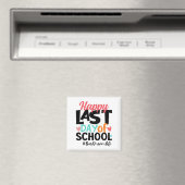 Letzter Schulbusfahrertag Sommer lustig Magnet (In Situ (Geschirrspüler))