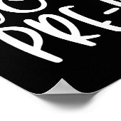 Letzter Schulfriedtag im Vorschulalter Poster (Ecke)