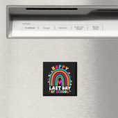 Letzter Schullehrer Kinder Abschluss Regenbogen Magnet (In Situ (Geschirrspüler))