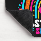 Letzter Schullehrer Kinder Abschluss Regenbogen Mousepad (Ecke)
