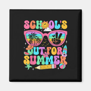 Letzter Schullehrertag im Sommer Magnet