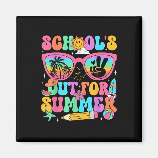 Letzter Schullehrertag im Sommer Magnet (Vorne)