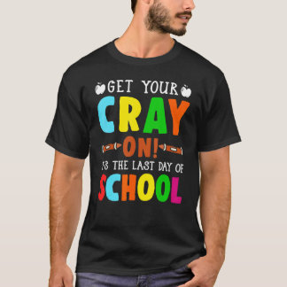 Letzter Schullehrertag Kinder Kindergarten Presc T-Shirt
