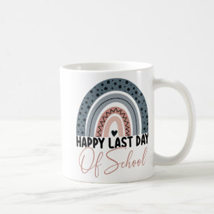 Letzter Schullehrertag Schüler Rainbow Graduat Kaffeetasse