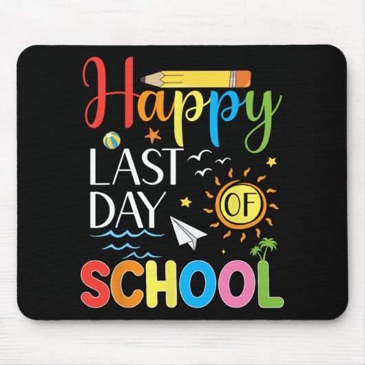 Letzter Schullehrertag Schüler Schuljahr Graduati Mousepad (Vorne)