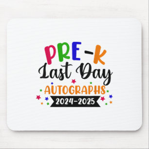Letzter Schultag 2025 Autogramm pro K Gradu Mousepad