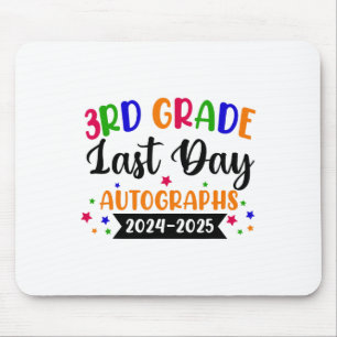 Letzter Schultag 2025 Autograph 3rd Grade G Mousepad