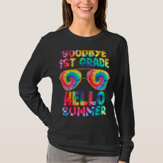 Letzter Schultag Auf Wiedersehen 1. Klasse Hallo S T-Shirt
