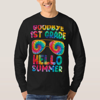 Letzter Schultag Auf Wiedersehen 1. Klasse Hallo S T-Shirt