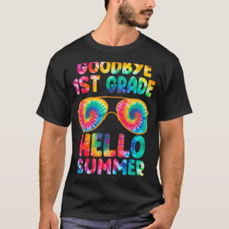Letzter Schultag Auf Wiedersehen 1. Klasse Hallo S T-Shirt