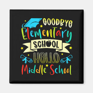 Letzter Schultag Auf Wiedersehen Grundschule Hallo Magnet