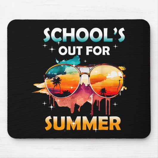 Letzter Schultag für die Lehrermädchen Mousepad (Vorne)