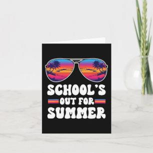 Letzter Schultag für die Sommerlehrer Jungs G Karte