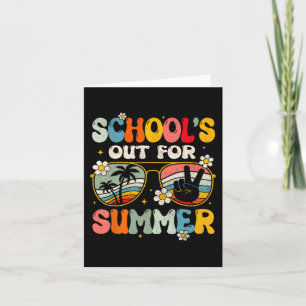 Letzter Schultag für die Sommerlehrer Jungs G Karte