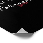 Letzter Schultag für immer Funny Rentirement Lehre Poster (Ecke)