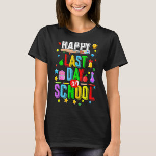 Letzter Schultag für Kinder Jungs Mädchen Sommer T-Shirt