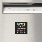 Letzter Schultag für Lehrer Student Abschluss Magnet (In Situ (Geschirrspüler))