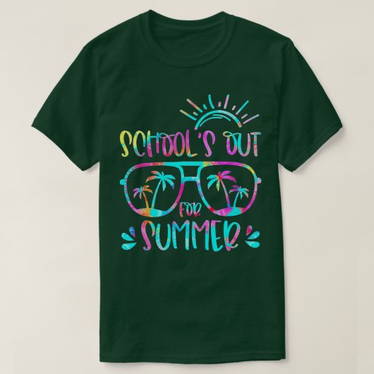 Letzter Schultag für Sommerlehrer T-Shirt (Design vorne)