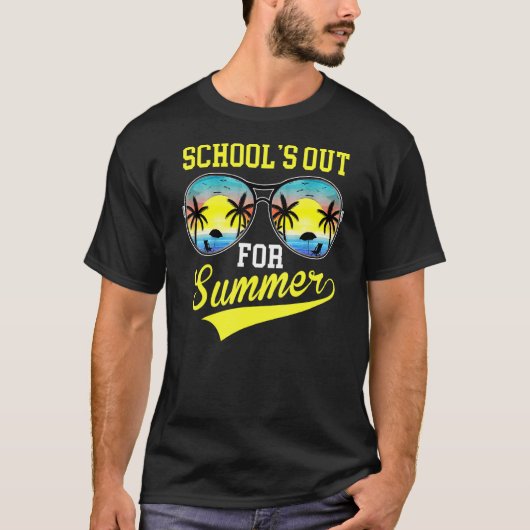 Letzter Schultag für Sommerlehrer T-Shirt (Vorderseite)