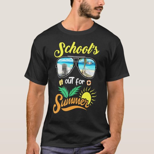 Letzter Schultag für Sommerlehrer T-Shirt (Vorderseite)