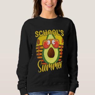 Letzter Schultag für Sommerurlaub Avocad Sweatshirt