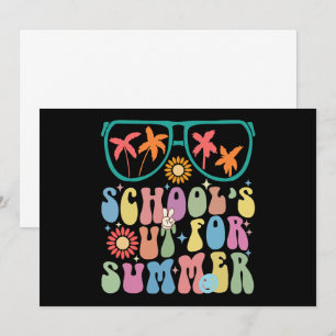 Letzter Schultag Groovy Schule ist für den Sommer  Ankündigung