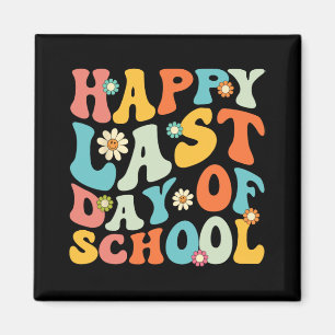 Letzter Schultag Hallo Sommer Schüler Und Lehrer Magnet