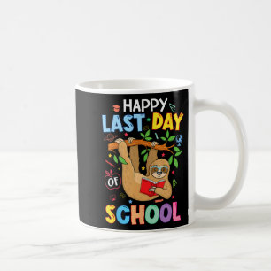 Letzter Schultag Kind Lehrer Süßes Faultier Abschl Kaffeetasse