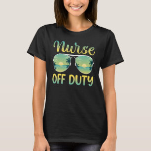 Letzter Schultag Krankenschwester Außer Dienst Som T-Shirt
