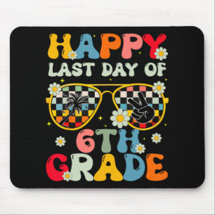 Letzter Schultag Lehrer 6. Klasse Kinder Jungen Mousepad
