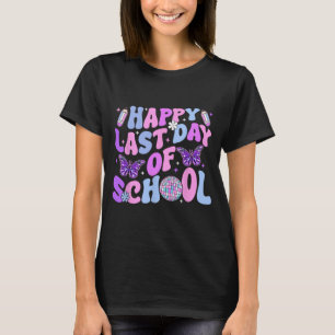Letzter Schultag Lehrer Junge Mädchen Abschluss Ha T-Shirt