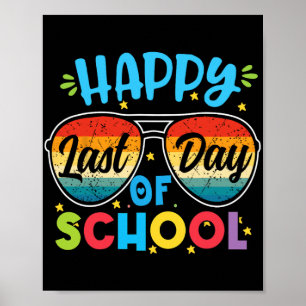 Letzter Schultag Lehrer Schüler Abschluss 7 Poster