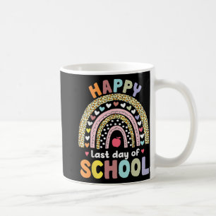 Letzter Schultag Lehrer Schüler Abschluss Regen Kaffeetasse