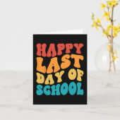 Letzter Schultag letzter Schultag Karte (Gelbe Blume)