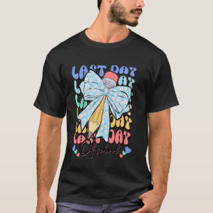 Letzter Schultag Mädchen Kokette Schleife Schule A T-Shirt
