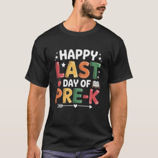 Letzter Schultag Männer Frauen Kinder Jungen Mädch T-Shirt