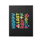 Letzter Schultag Notizblock (Rotiert)
