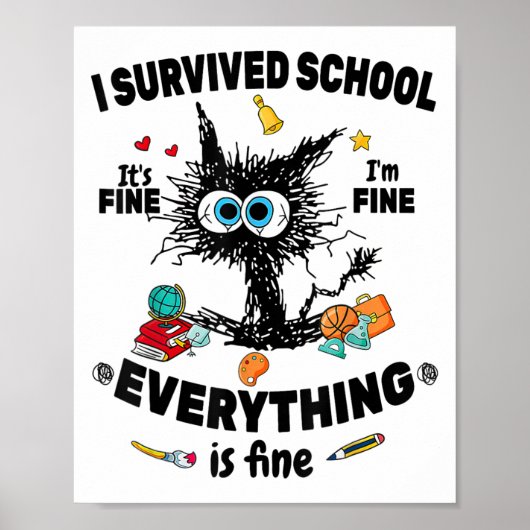 Letzter Schultag Poster (Vorne)