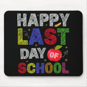 Letzter Schultag Schüler und Lehrer  Mousepad