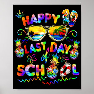 Letzter Schultag Shirt Lehrer Ende des Jahres Stud Poster
