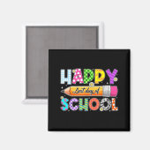 Letzter Schultag Sommerferien Lehrer Schüler Magnet (Vorderseite/Rückseite)