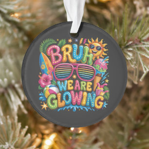 Letzter Schultag Tropischer Urlaub Ornament