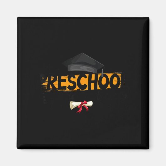 Letzter Schultag Vorschulabschluss Lehrer Magnet (Vorne)