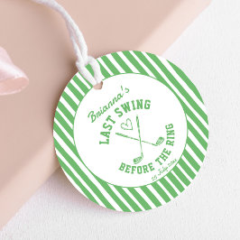 Letzter Schwung Golf Country Club Bachelorette bev Geschenkanhänger