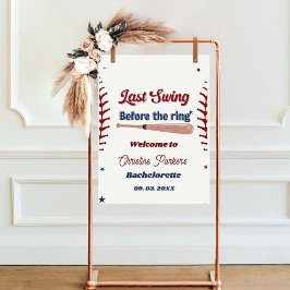Letzter Schwung vor Baseball Bachelorette Poster