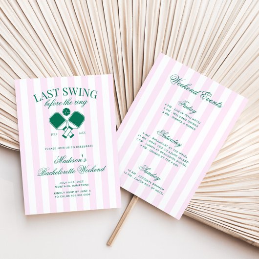 Letzter Schwung vor dem Retro-Pickleball-Ring Einladung