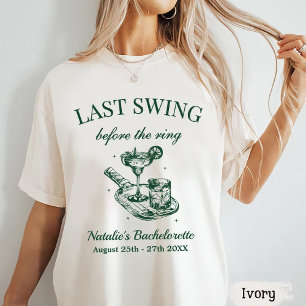 Letzter Schwung vor dem Ring Pickleball Bach Woche T-Shirt