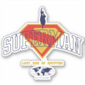 Letzter Sohn des Krypton Emblems Aufkleber (Vorderseite)